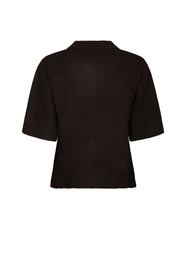 Cunna Knit Blouse - Dark Brown