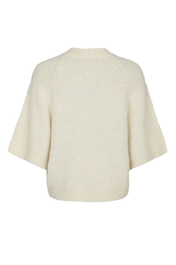 Benuta Fluffy Knit Cardigan - Off White