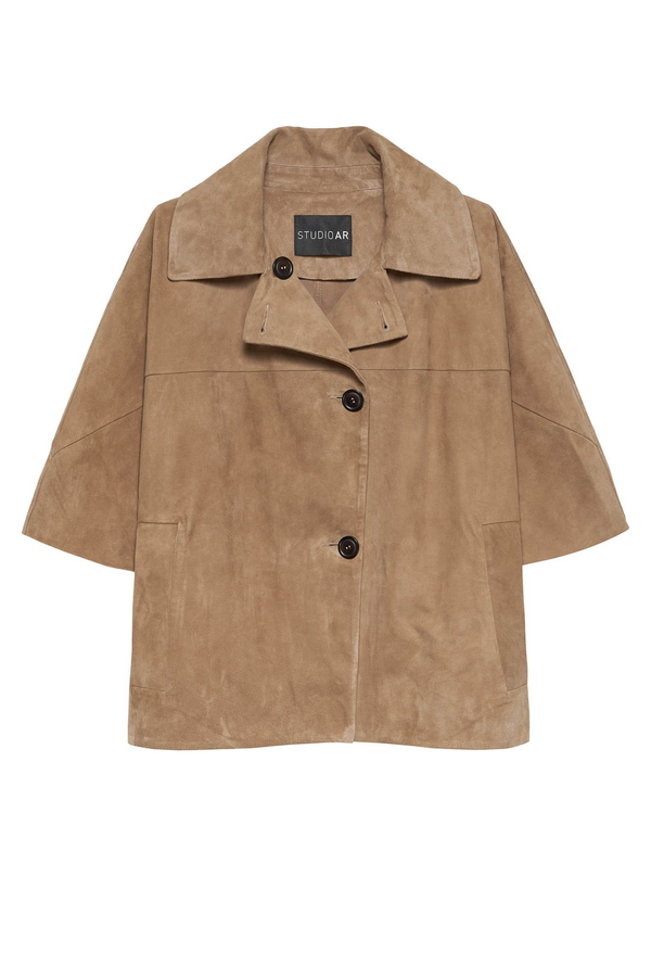 Clara Coat Suede - Mousse