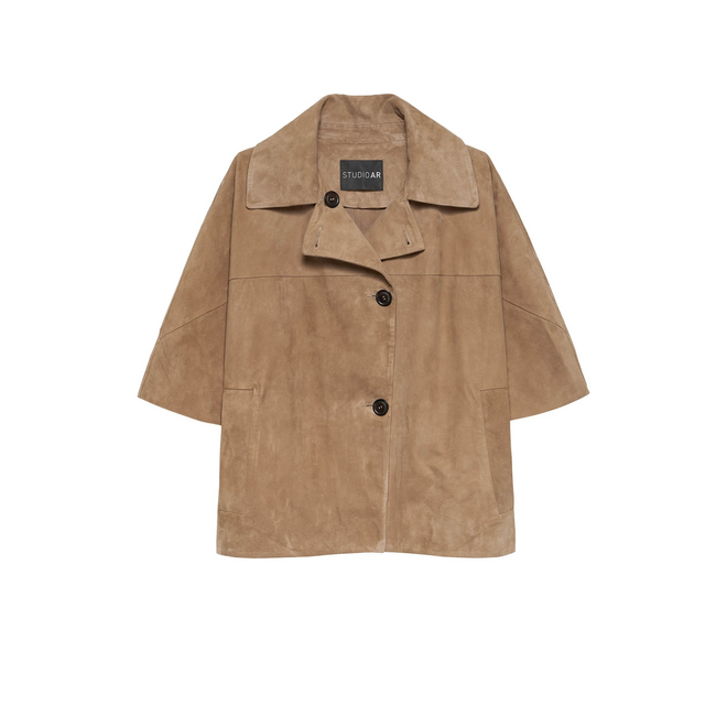 Clara Coat Suede - Mousse