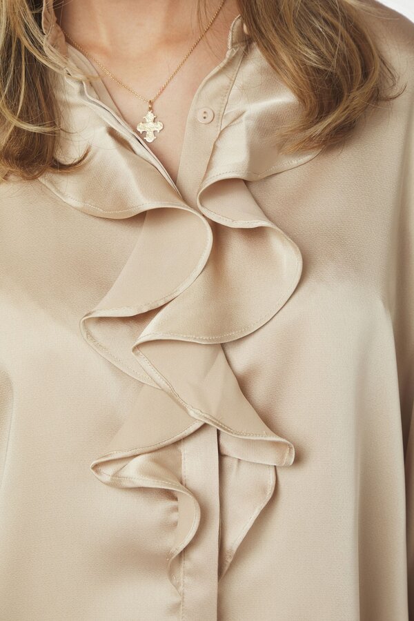 Zamola Blouse - Dark Sand