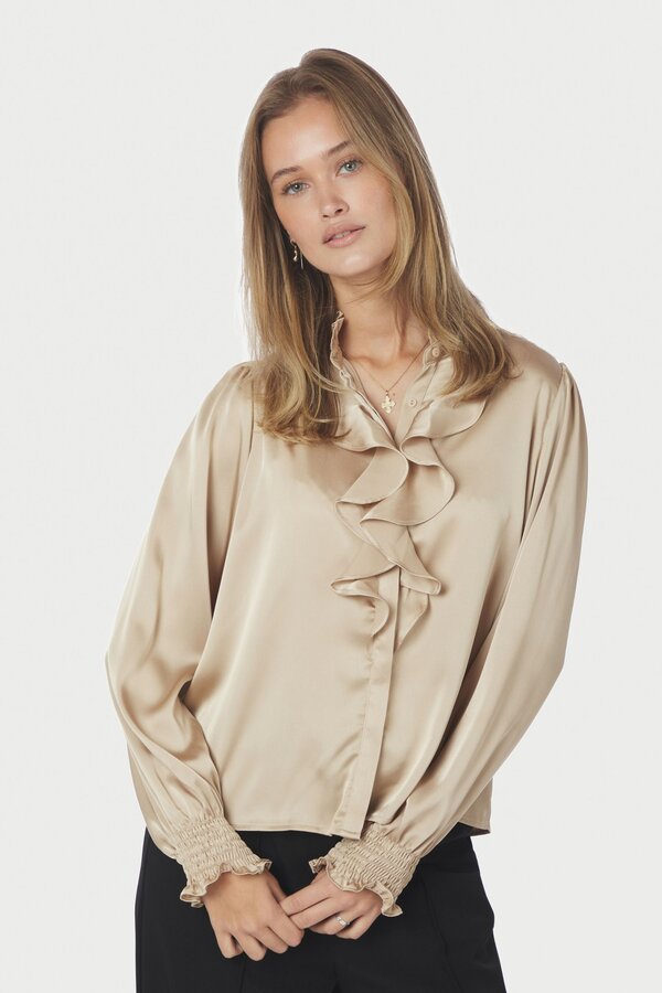 Zamola Blouse - Dark Sand