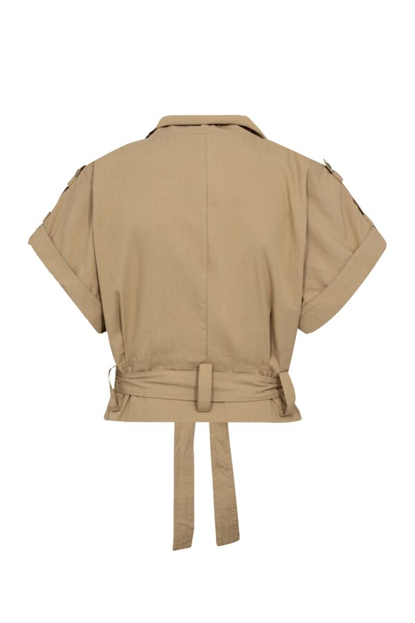 Kesha Cargo Vest - Sand