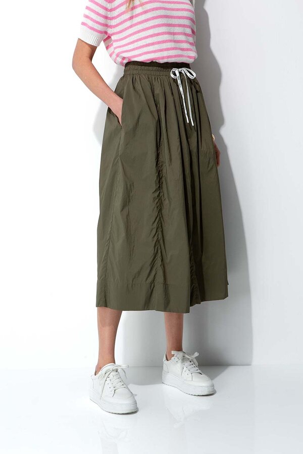 Midi Skirt - Khaki