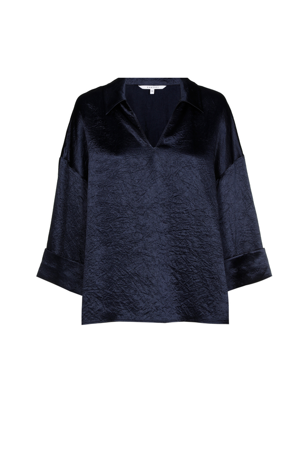 Halexa Blouse - Navy