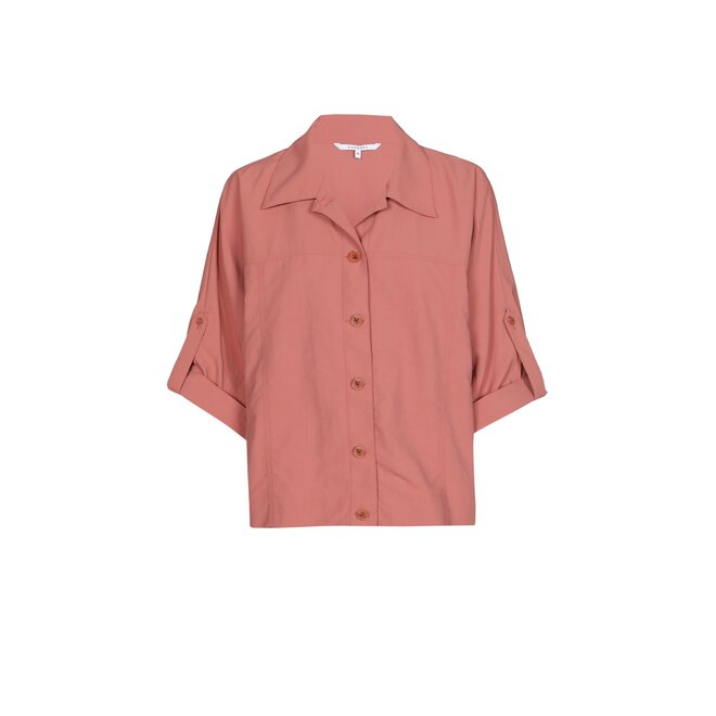 Hibis Blouse - Rosewood