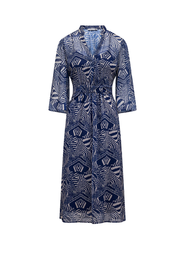 Safye Jurk - Blauw Multi