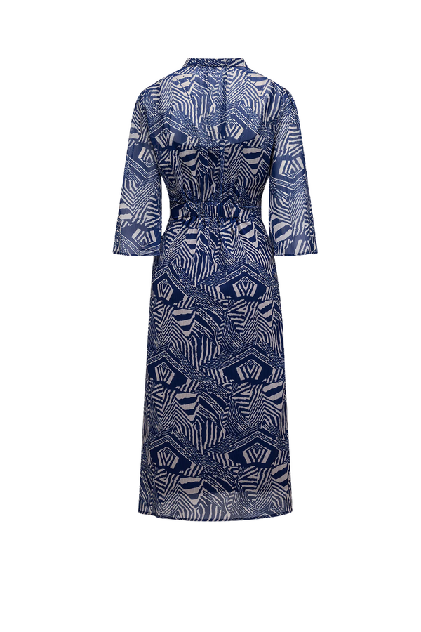 Safye Jurk - Blauw Multi