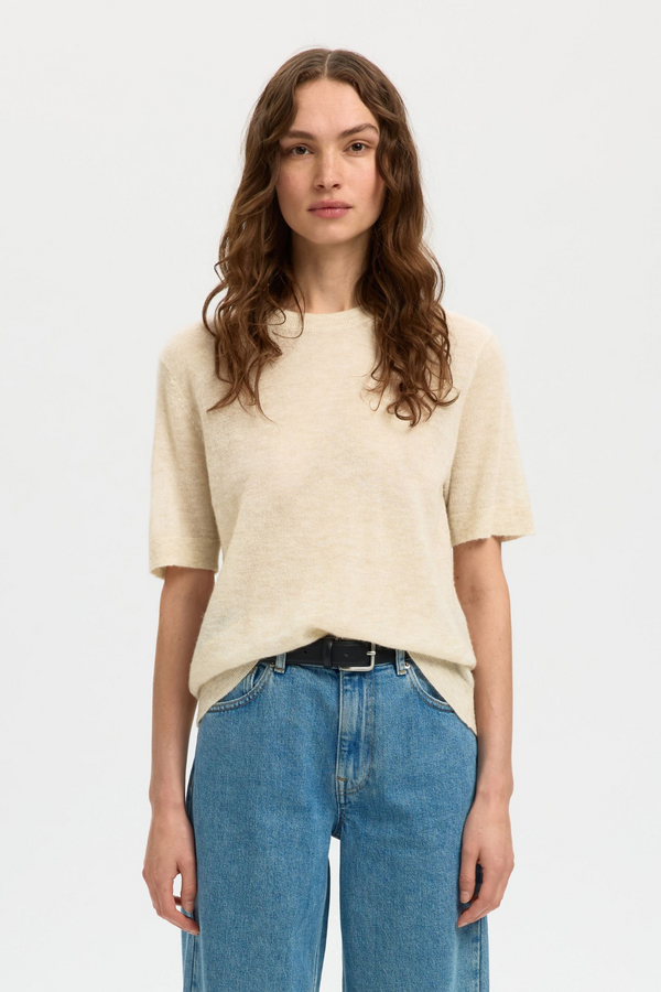 Shirley 2/4 Knit O-neck Noos