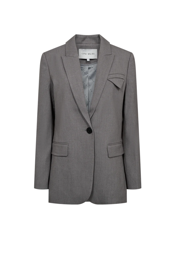CMTailor Blazer - Light Grey Melange