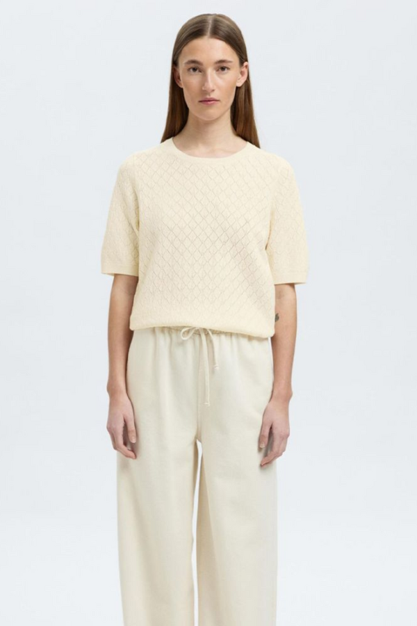 Helle New 2/4 Knit O-Neck NOOS - Birch