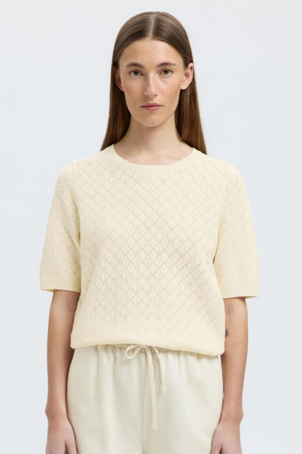 Helle New 2/4 Knit O-Neck NOOS - Birch