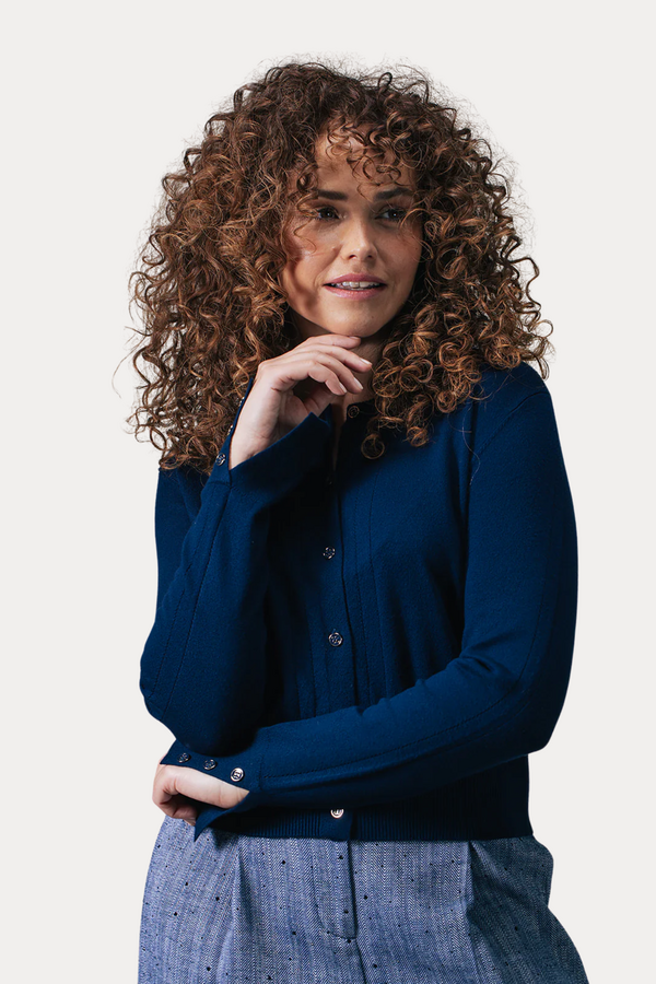 Nima Cardigan - Donkerblauw
