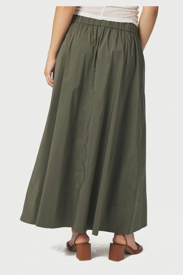 Yara Poplin Skirt - Army