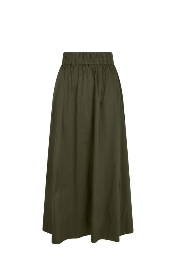 Yara Poplin Skirt - Army