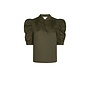 Roella Poplin Blouse - Army