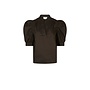 Roella Poplin Blouse - Chocolate Brown