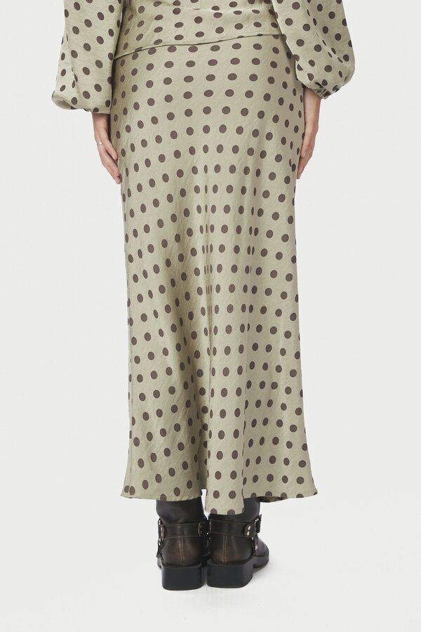Lola Dotted Skirt - Pistachio