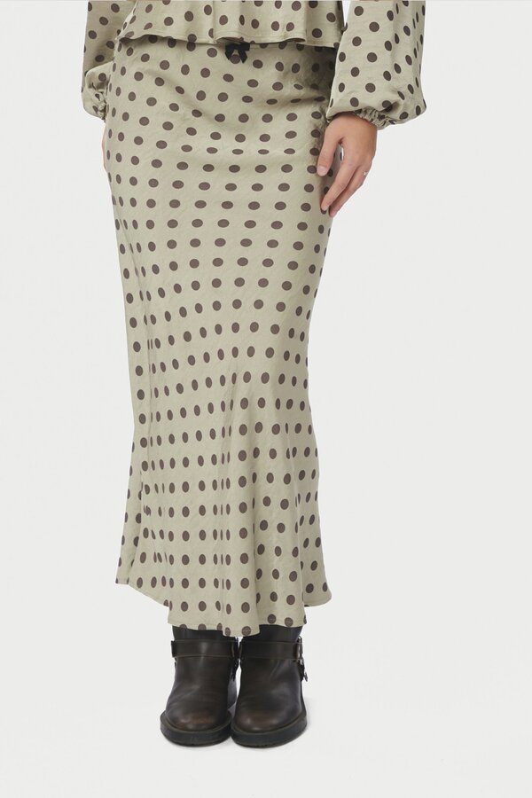 Lola Dotted Skirt - Pistachio