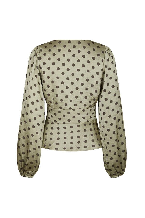 Jellima Dotted Blouse - Pistachio