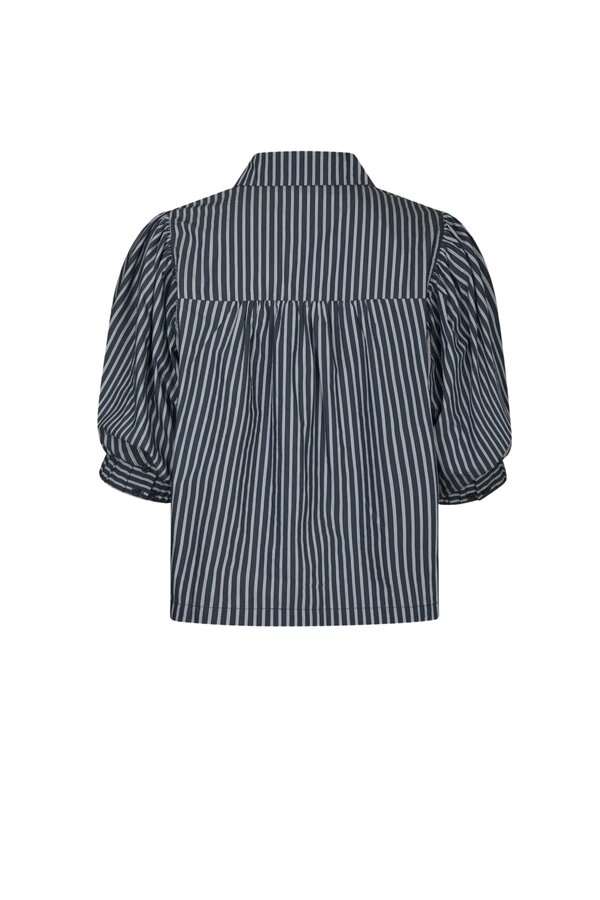 Etta Stripe Shirt - Navy