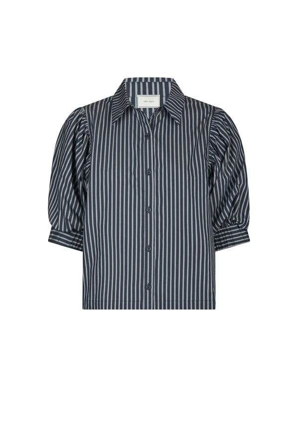 Etta Stripe Shirt - Navy