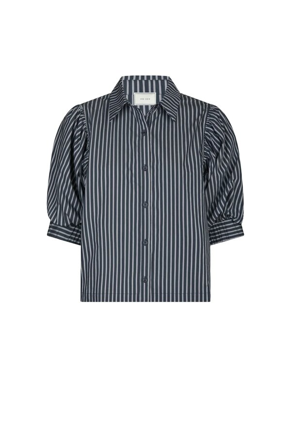 Etta Stripe Shirt - Navy