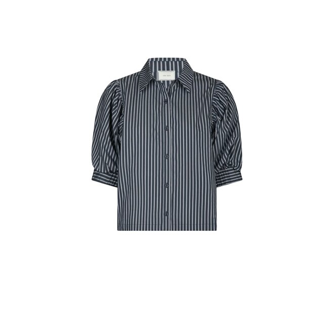 Etta Stripe Shirt - Navy