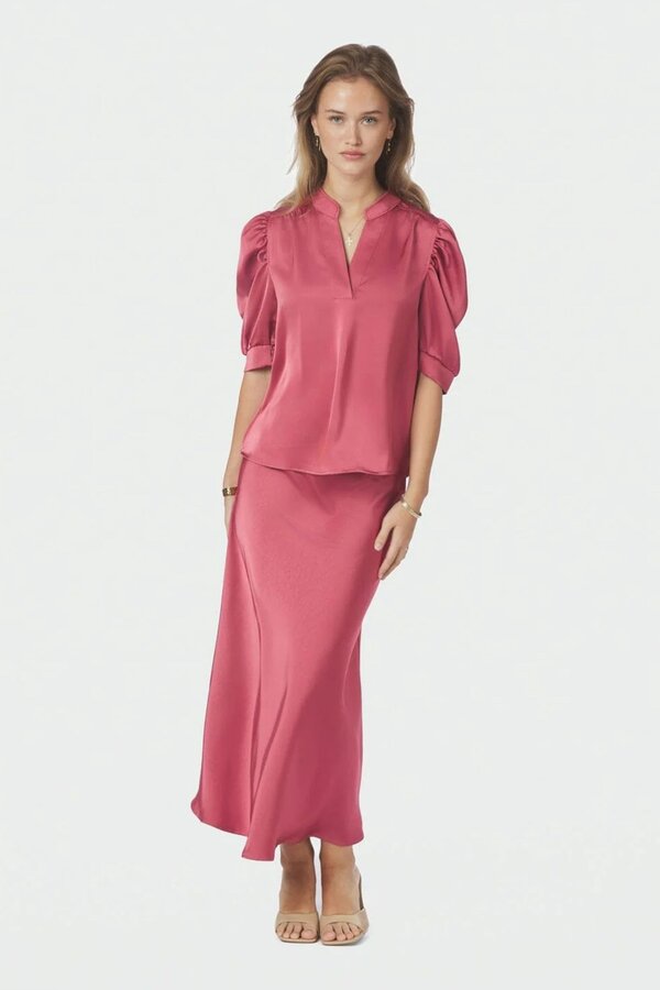 Bovary Skirt - Cherry Pink