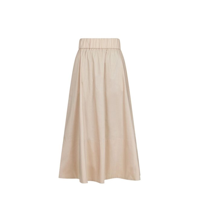 Yara Poplin Skirt - Dark Sand