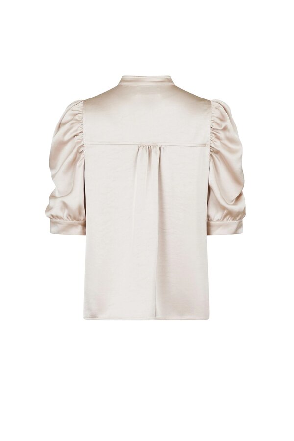 Roella Heavy Sateen Blouse - Champagne
