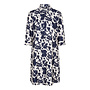 Blouse Jurk Bloem - Navy