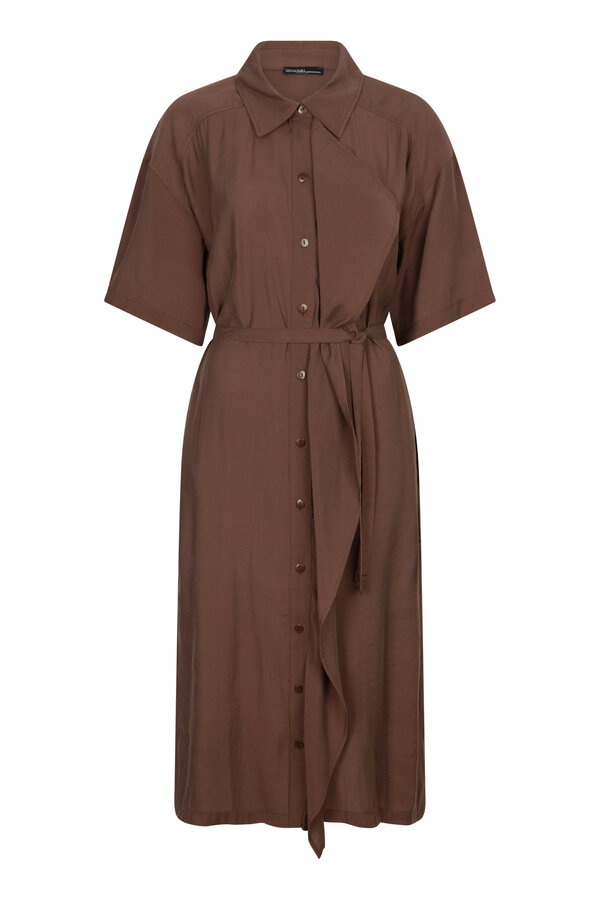 Blouse Jurk - Bruin