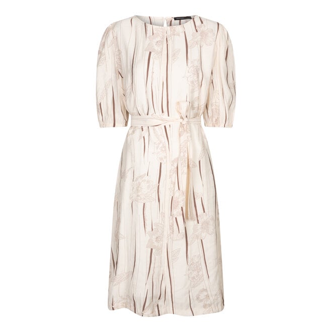 Bloemen Jurk - Créme