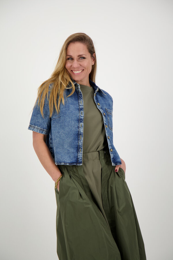 Cross Hopcar Denim Shirt - Random Blue