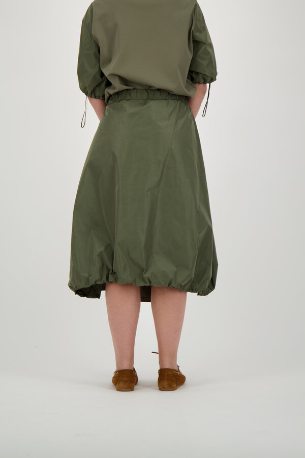 Allegra Tafetta Mix Skirt - Army