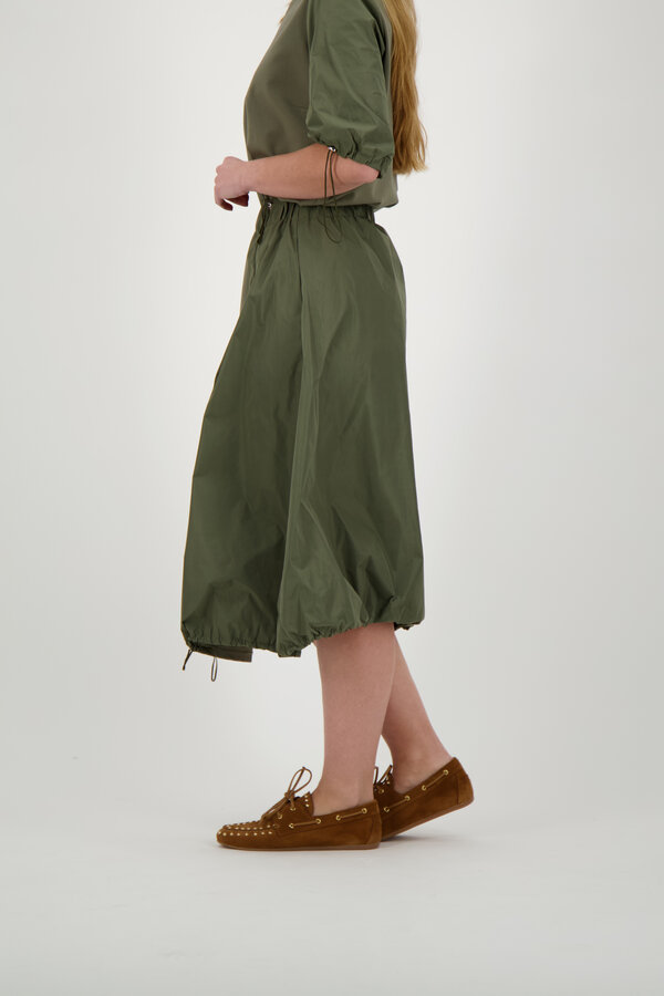 Allegra Tafetta Mix Skirt - Army