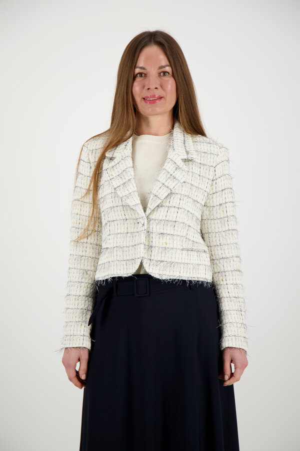 Vera Blazer - Off White Dessin