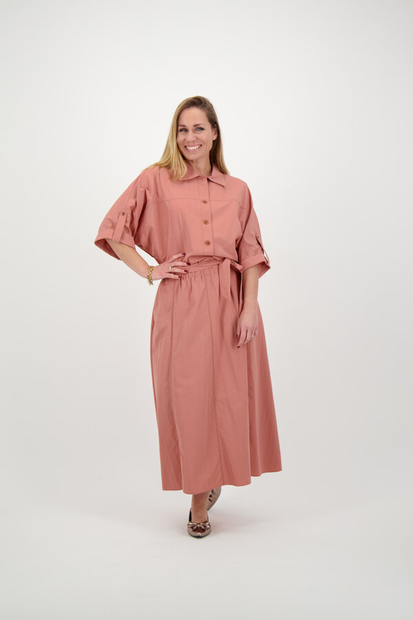 Hibis Blouse - Rosewood