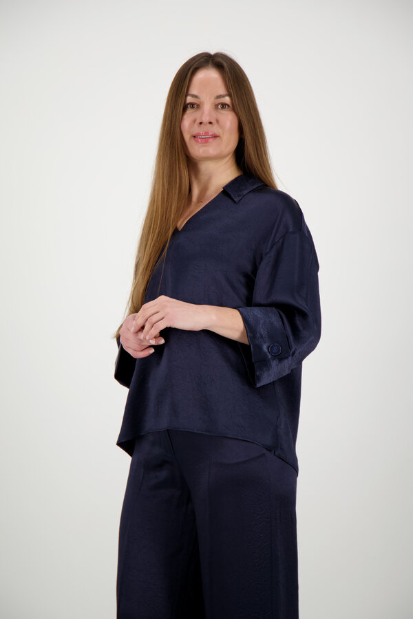 Halexa Blouse - Navy