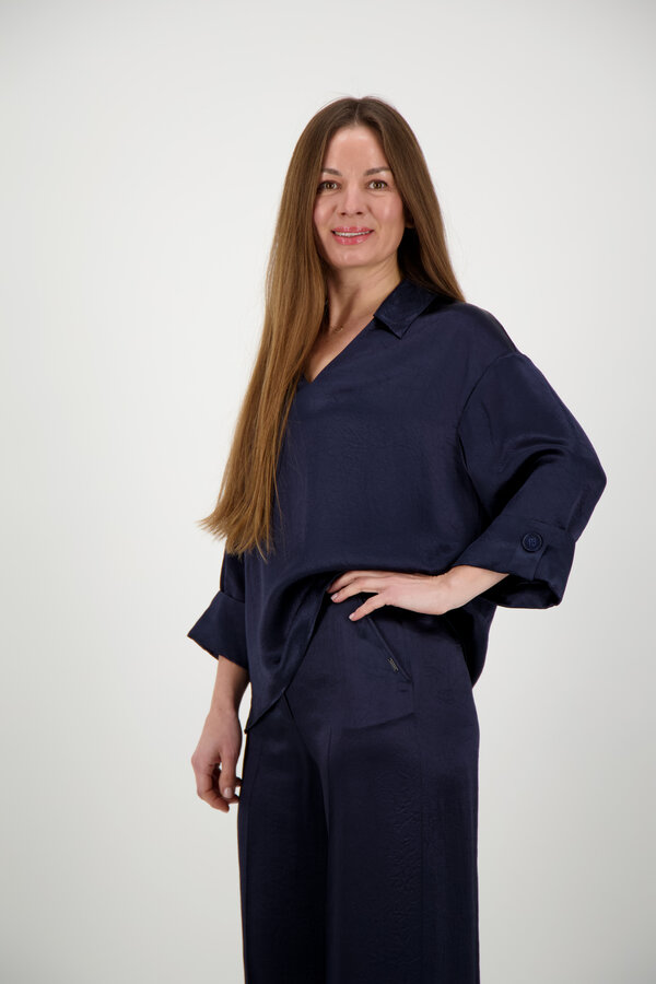 Halexa Blouse - Navy
