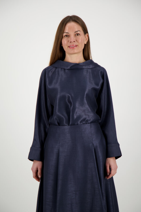 Hubje Blouse - Navy