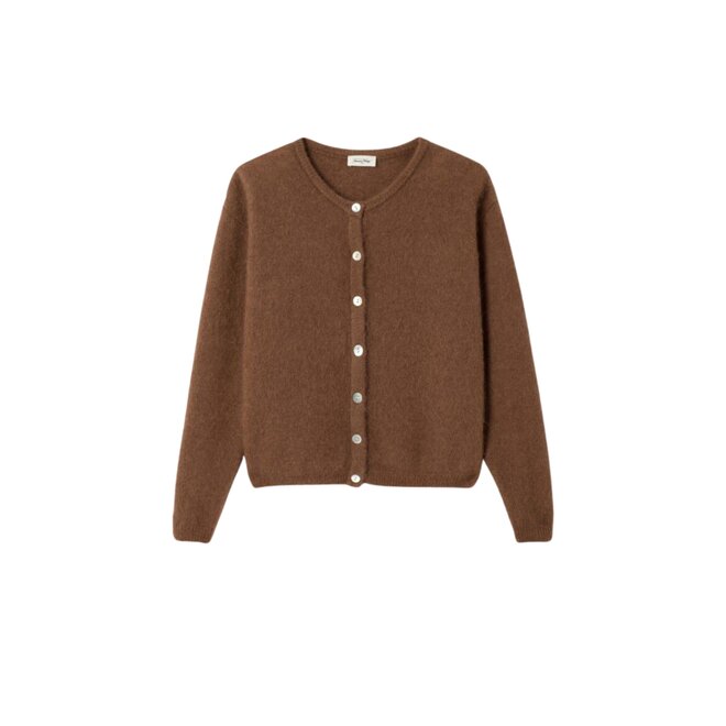 Vitow Cardigan - Chocolate Chine