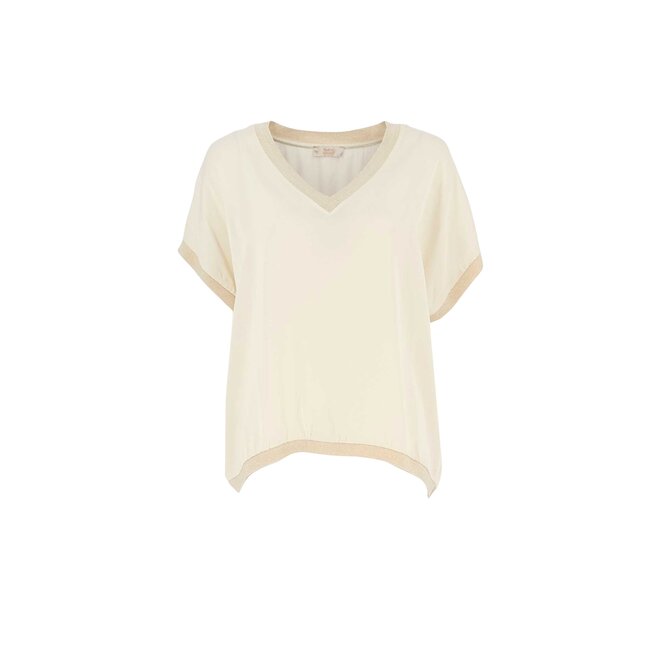 V-hals Blouse - Off White