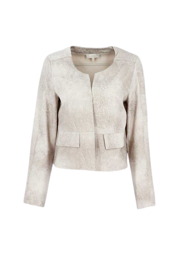 Print Blazer  - Zand