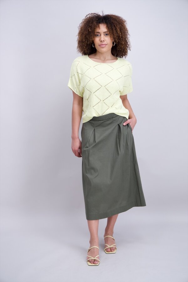 A-lijn Rok - Army Green