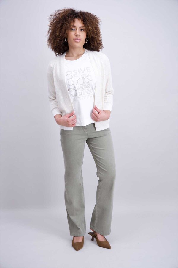 Knit Cardigan - Ecru