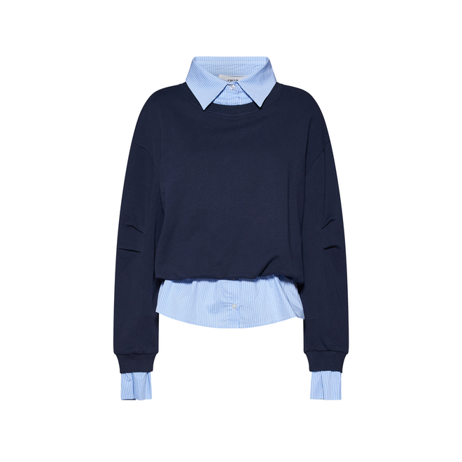 Alorni Sweatshirt - Blue Ocean Stripes