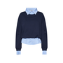 Alorni Sweatshirt - Blue Ocean Stripes