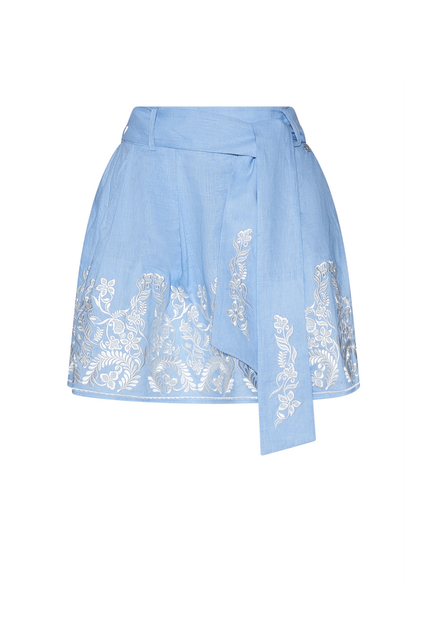 Hasper Mini Skirt - Blue Bel Air